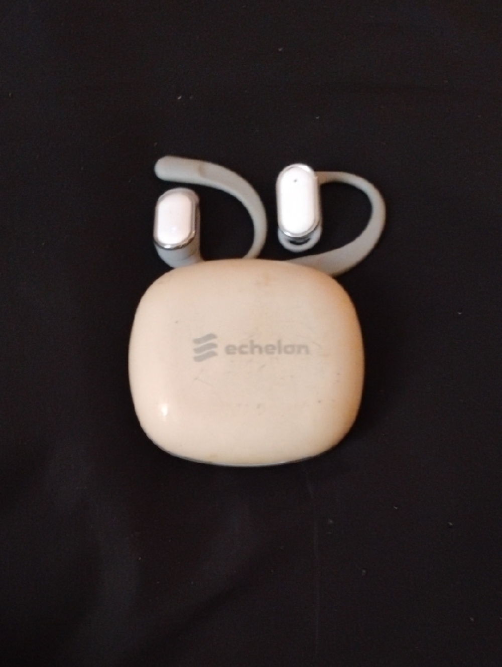 Echelon White On-Ear Wireless Headphones with Charging Case